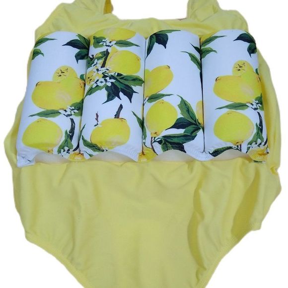 Girl Flotation Swimsuit with 8 Buoyancy Sticks NEW - Picture 4 of 4